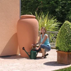 Garantia Regenwassertank Amphore 300 L Terracotta Ø 68 Cm -Günstiges Heissner Geschäft 9988379 picture 2