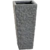 Pflanztopf Valsonne 38 Cm X 17 Cm X 17 Cm Anthrazit