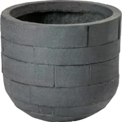 OBI Pflanztopf Gourdon Ø 25 Cm Anthrazit