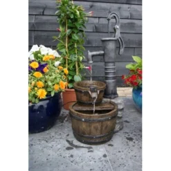 Gartenbrunnen-Set Las Vegas -Günstiges Heissner Geschäft GartenbrunnenSet Las Vegas