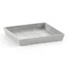 Ecopots Untersetzer Rotterdam Weißgrau 38,5 Cm X 3,4 Cm -Günstiges Heissner Geschäft SaucerSquare45WhiteGrey 02