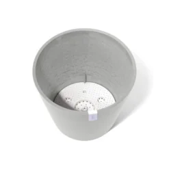 Ecopots Pflanztopf Amsterdam Weißgrau 50 Cm X 43,8 Cm -Günstiges Heissner Geschäft WaterReservoirWhiteGrey 20 5