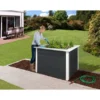 Weka Hochbeet Floris 120 Cm X 80 Cm X 81 Cm Anthrazit/Weiß -Günstiges Heissner Geschäft a Hochbeet Floris AnthrWei