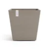 Ecopots Pflanztopf Rotterdam Braungrau 25,2 Cm X 24,5 Cm -Günstiges Heissner Geschäft am25WaterReservoirTaupe 00