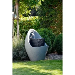 Großer Design-Gartenbrunnen In Ei-Form 49,5 Cm X 49,5 Cm X 66,5 Cm -Günstiges Heissner Geschäft artenbrunnenwasserspiel 06 1