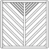 Sichtschutzzaun-Element SCM Melissa 180 Cm X 180 Cm Lamellen 11,5/5 Cm