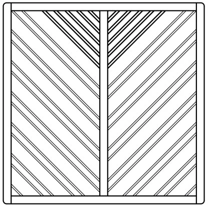 Sichtschutzzaun-Element SCM Melissa 180 Cm X 180 Cm Lamellen 11,5/5 Cm 2 Sichtschutzzaun-Element SCM Melissa 180 Cm X 180 Cm Lamellen 11,5/5 Cm