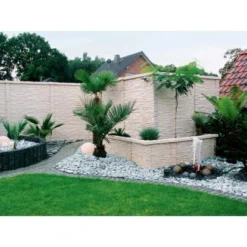 Betonzaun-Platte Nostalgie 144 Cm X 30 Cm X 4,5 Cm