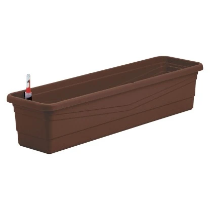 Ebertsankey Bewässerungs-Pflanzkasten Flora Premium 60 Cm Braun 3 Ebertsankey Bewässerungs-Pflanzkasten Flora Premium 60 Cm Braun