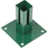 Bodenplatte Für Eckpfosten 60 X 60 Mm Grün -Günstiges Heissner Geschäft bodenplatte 150x150gruen 1