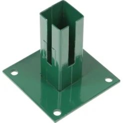 Bodenplatte Für Eckpfosten 60 X 60 Mm Grün