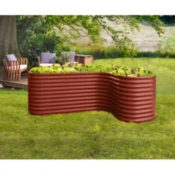 Vitavia Erweiterung Curve Für Hochbeet Basic Ziegelrot -Günstiges Heissner Geschäft chbeetErweiterungCurverot 1