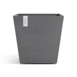 Ecopots Pflanztopf Rotterdam Grau 35,2 Cm X 34 Cm
