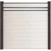 GroJa Steckzaun Solid Mit Lochblech-Einsatz 15 Cm 180x180x1,9 Cm Bi-Color Sand -Günstiges Heissner Geschäft ecksystem bicolor kartonve 1