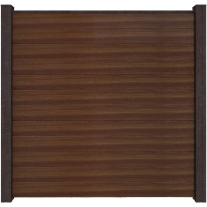 GroJa Steckzaun Solid Quadratisch 180 Cm X 180 Cm X 1,9 Cm Walnuss 3 GroJa Steckzaun Solid Quadratisch 180 Cm X 180 Cm X 1,9 Cm Walnuss