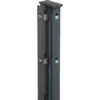 Eckpfosten Mit Zwei Flachen Abdeckschienen 120 Cm Anthrazit
