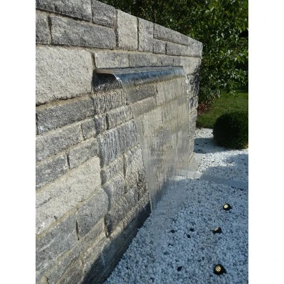 Heissner Wasserfall-Element Aus Edelstahl 60 Cm Mit LED-Licht 6 Heissner Wasserfall-Element Aus Edelstahl 60 Cm Mit LED-Licht – Bild 4