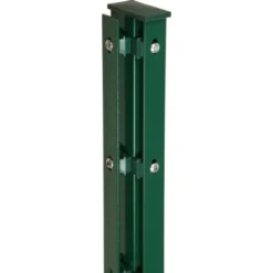 Eckpfosten Mit Zwei Flachen Abdeckschienen 120 Cm Grün