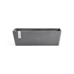 Ecopots Pflanztopf Bruges Grau 45 Cm X 17 Cm