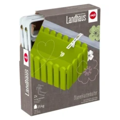 Emsa Poétic Blumenkasten Landhaus 75 Cm X 20 Cm X 16 Cm Grün 5 Emsa Poétic Blumenkasten Landhaus 75 Cm X 20 Cm X 16 Cm Grün -Günstiges Heissner Geschäft kasten landhaus 75cm gruen