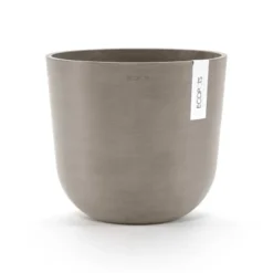 Ecopots Pflanztopf Oslo Braungrau 25 Cm X 21,8 Cm