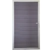 GroJa Steckzaun Solid Tor Universal 100 Cm X 180 Cm Steingrau