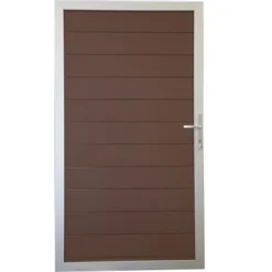 GroJa Steckzaun Solid Tor Universal 100 Cm X 180 Cm Terra